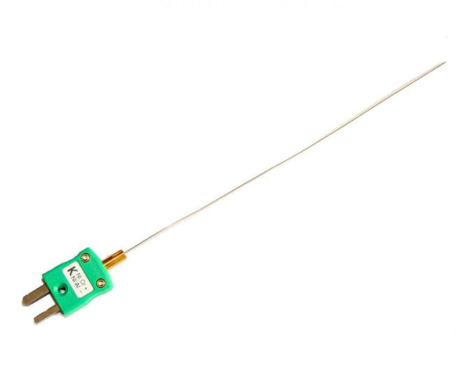 Thermocouples  isolation minrale  rponse rapide de 0,5 mm avec prise IEC miniature