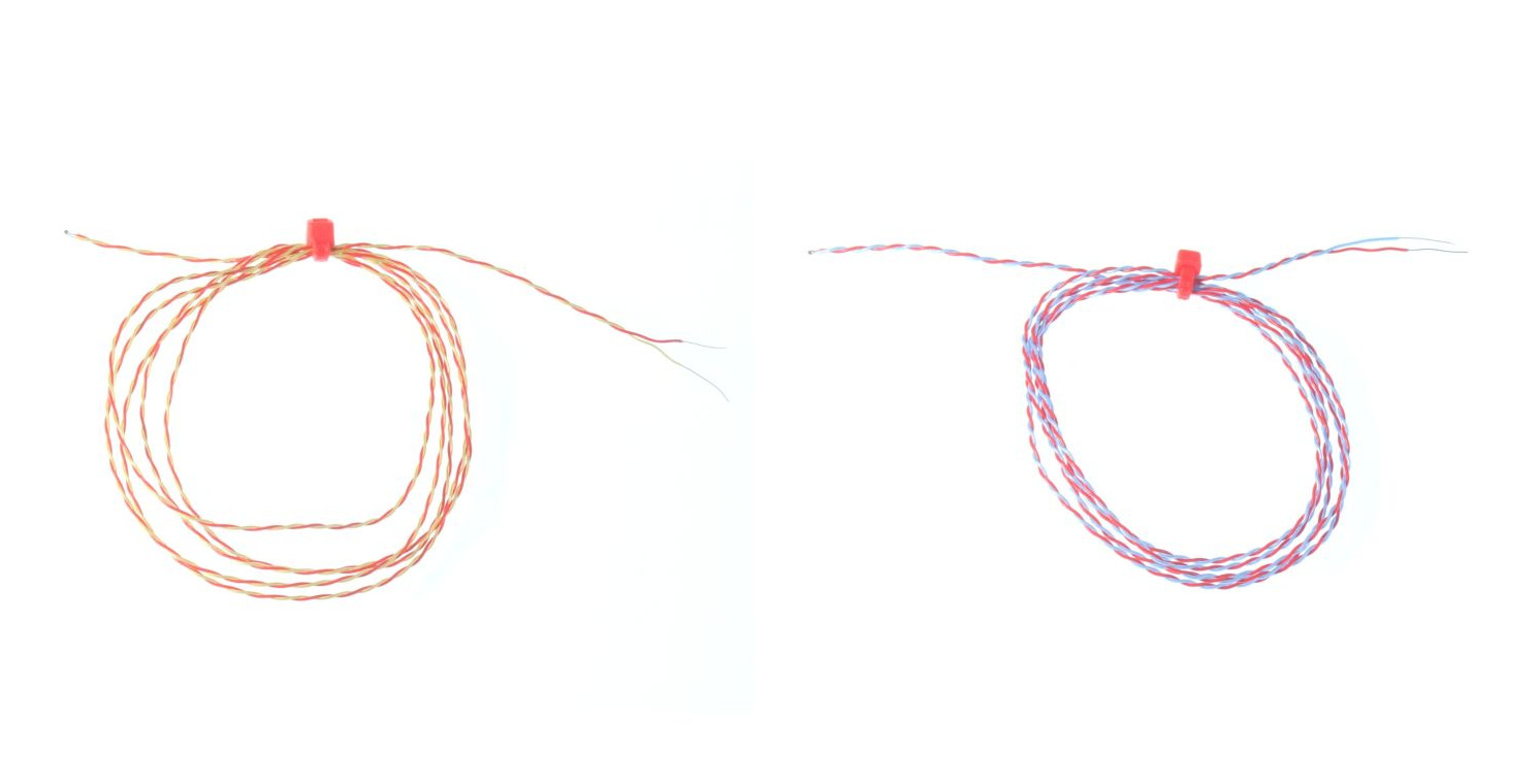 Thermocouple  jonction expose isol ANSI PFA avec queues nues