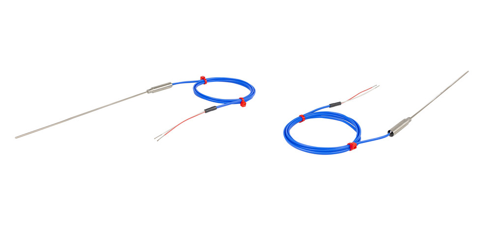 Thermocouple isol minral JIS avec joint simple et 1 m de plomb JIS isol en PFA - Type K