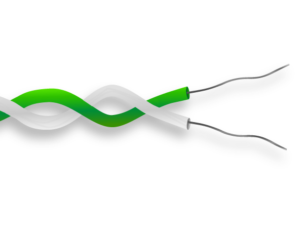 Cble / fil de thermocouple isol PFA IEC