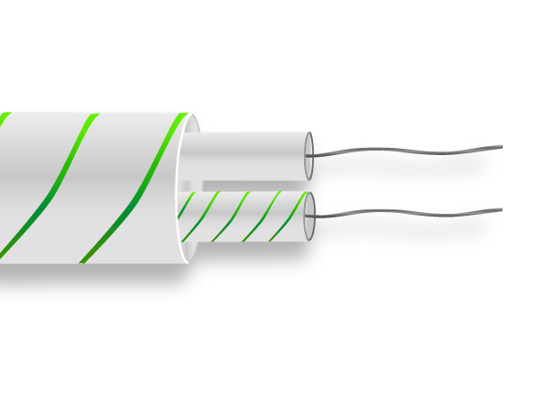 Cble / fil thermocouple isol en fibre de verre IEC