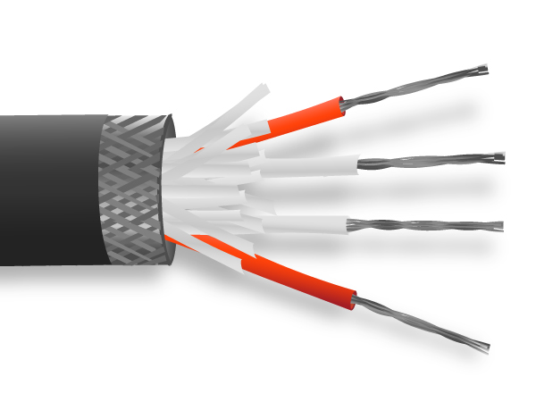 Câble / câble de capteur PRT isolé PFA