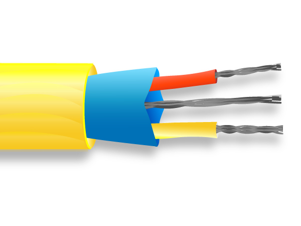 PVC Mylar Cble / Fil de thermocouple blind ANSI