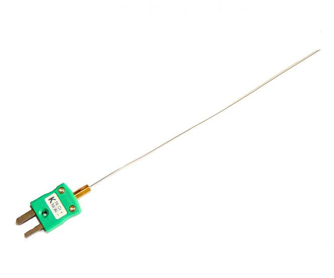 Thermocouple  rponse rapide de 0,81 mm de diamtre avec prise IEC miniature