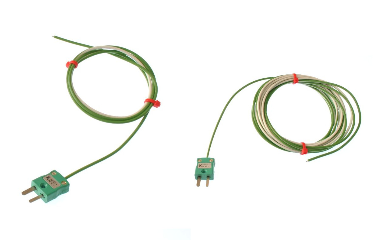 Thermocouple  jonction expose CEI monoshot en PTFE avec prise miniature