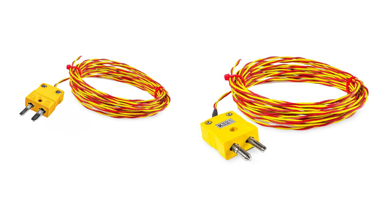 Thermocouple  pointe soude soude double torsion double torsion haute temprature ANSI de type K