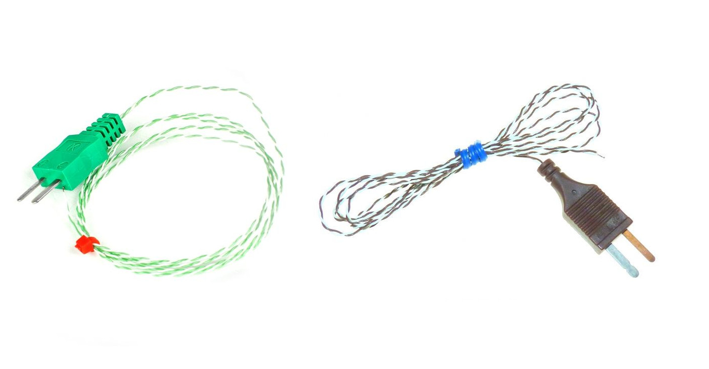 Thermocouple  jonction expose CEI, isol PFA, double torsad avec prise moule