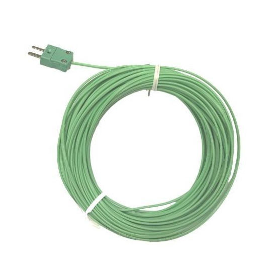 Thermocouple  jonction expose CEI isol PFA avec fiche miniature - Type K
