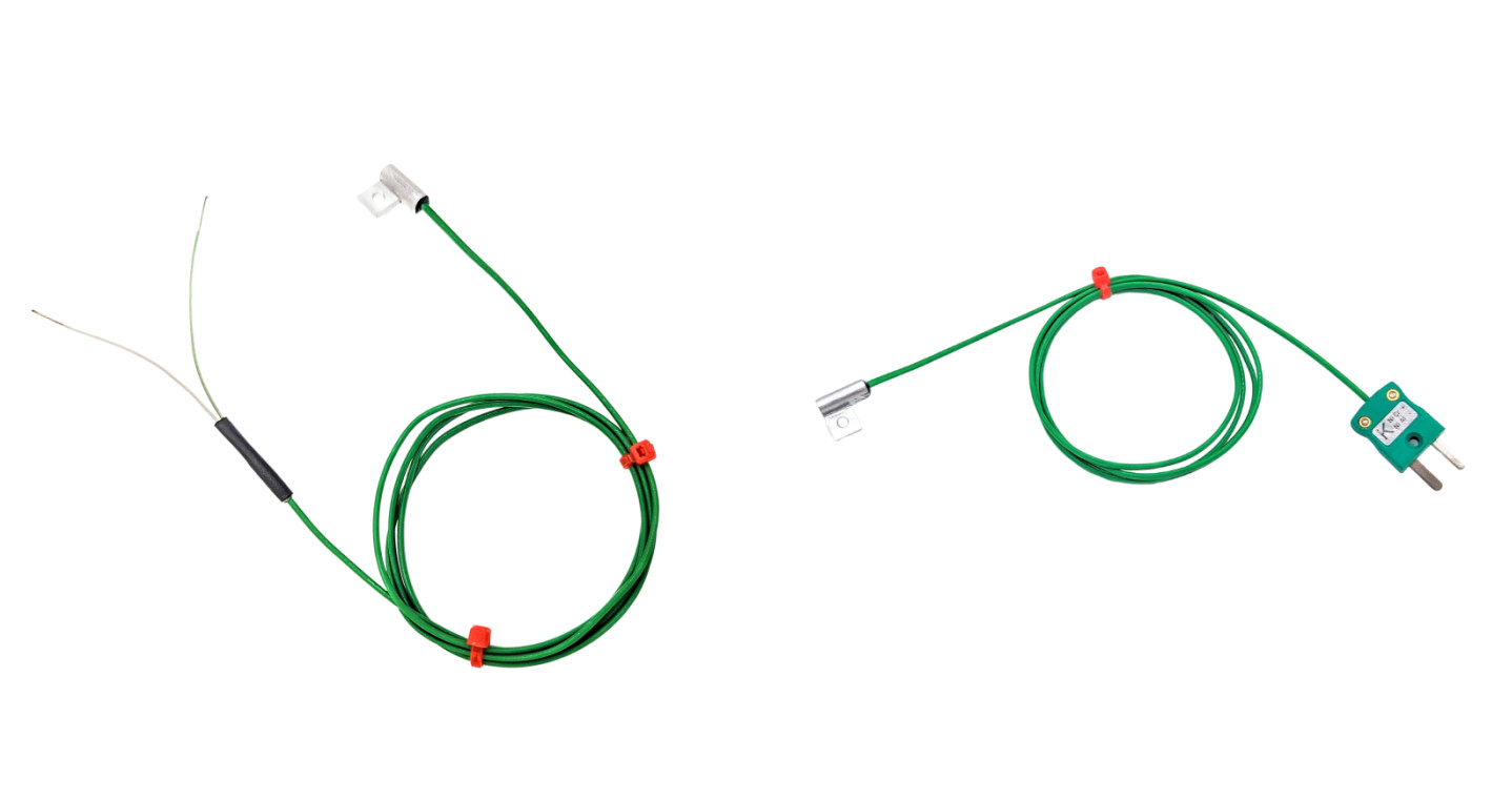 Capteur  thermocouple CEI de type K  montage en surface