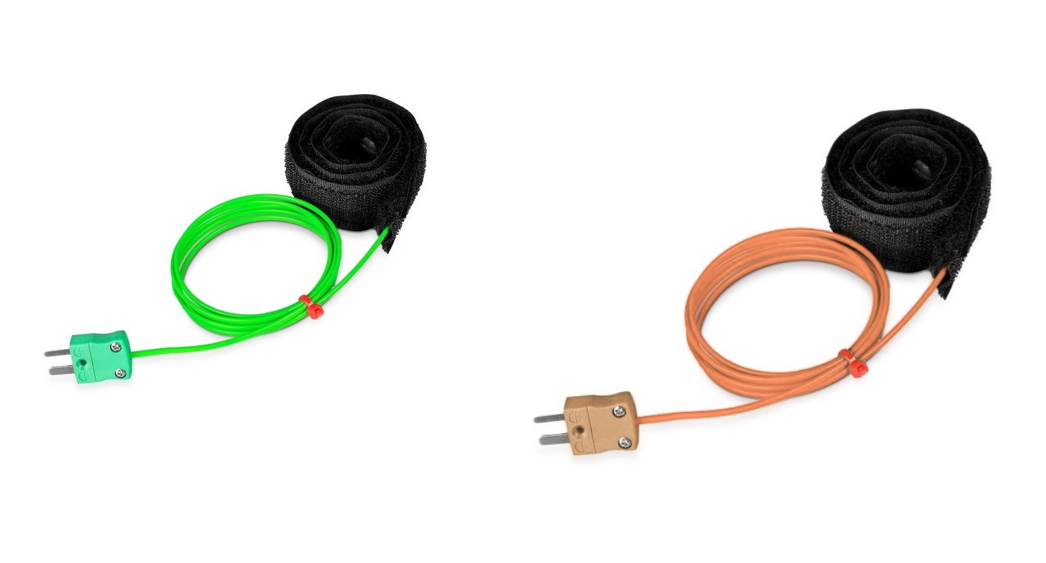 Thermocouple Velcro CEI, PFA avec prise miniature