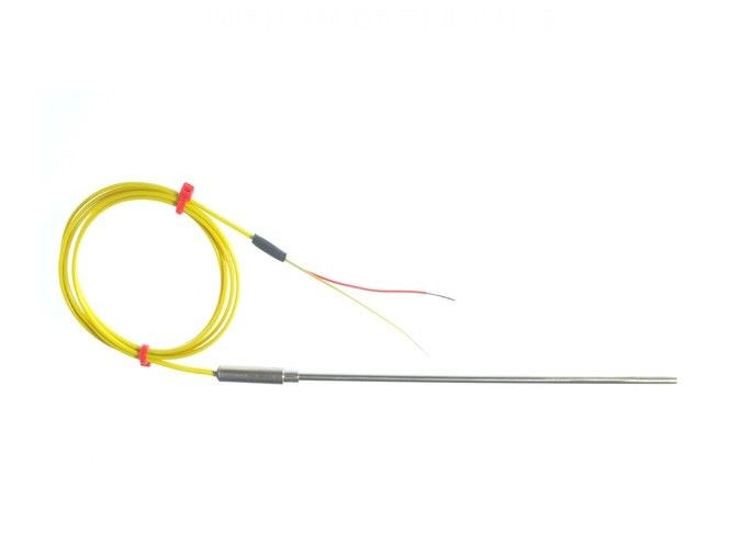 Thermocouple  isolation minrale avec joint de pot uni et plomb ANSI isol PFA