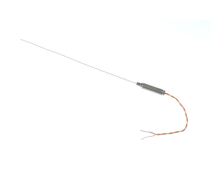 Thermocouple isol minral ANSI avec pot filet et 100 mm de plomb ANSI double torsad isol PFA