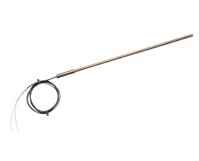 Thermocouple  isolation minrale CEI avec joint de cuve ordinaire et 1 m de plomb CEI isol PFA - Type J
