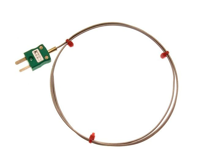 Thermocouple  isolation minrale IEC avec fiche miniature de type K