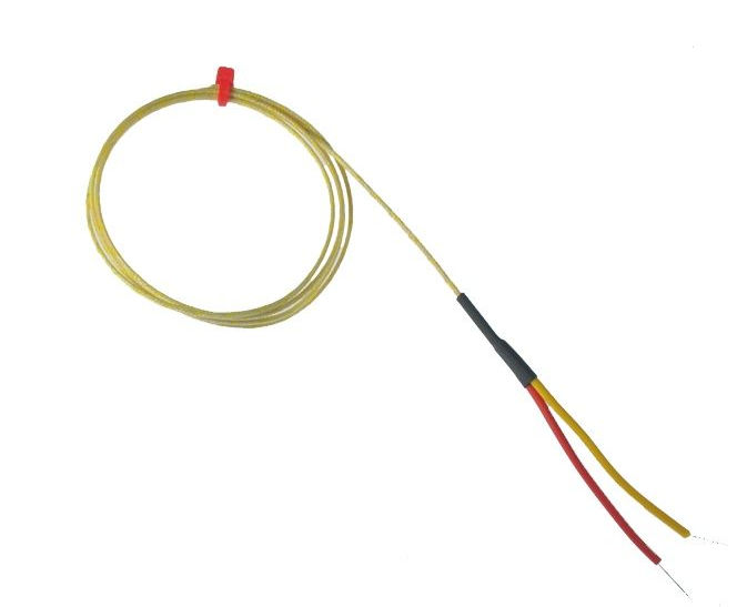Thermocouple  jonction expose isol en fibre de verre ANSI avec queues nues
