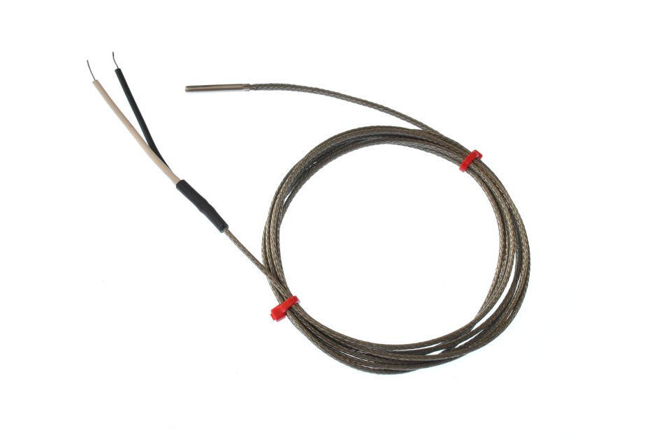 Thermocouple mis  la terre fabriqu par CEI dans un tube en acier inoxydable, cble surtress en acier inoxydable en fibre de verre - Type J