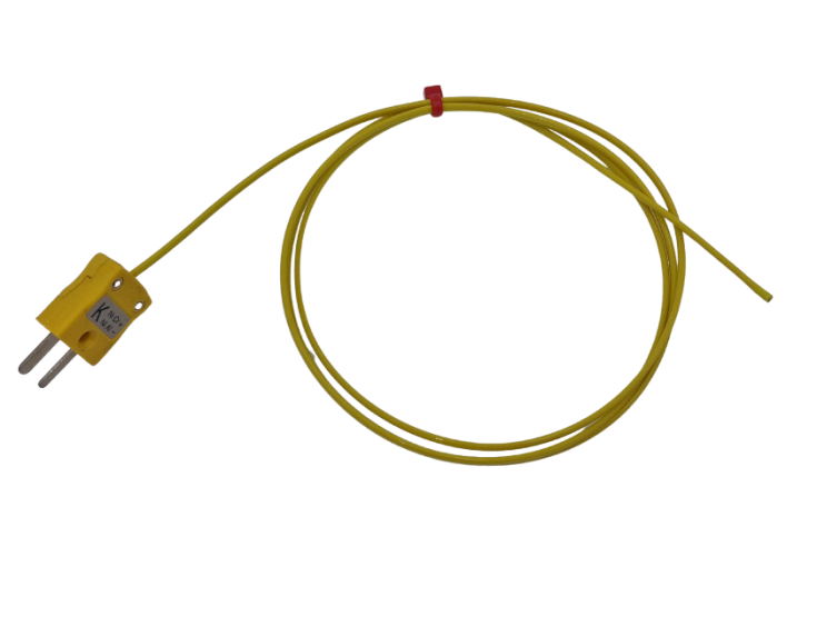 Thermocouple  fil hermtiquement scell ANSI - Type K avec terminaison de fiche miniature