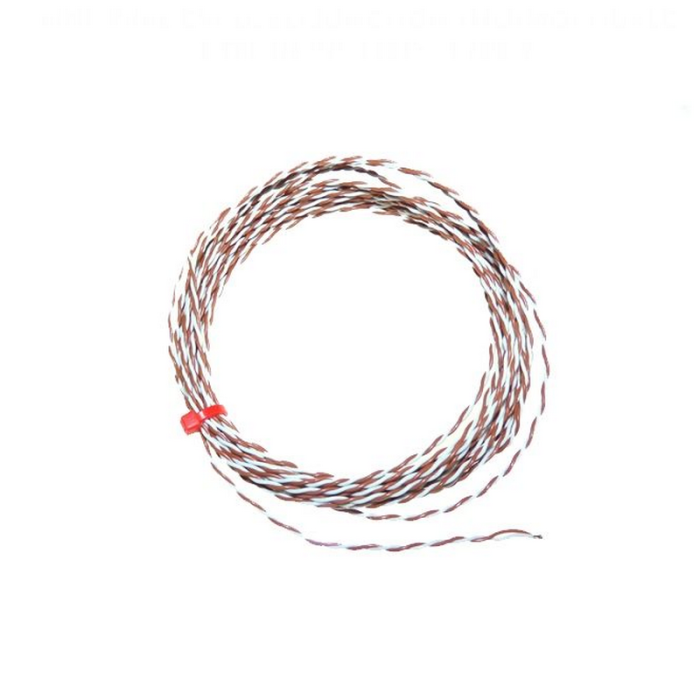 Thermocouple  jonction expose IEC double torsion isol en PTFE avec queues nues - Type T