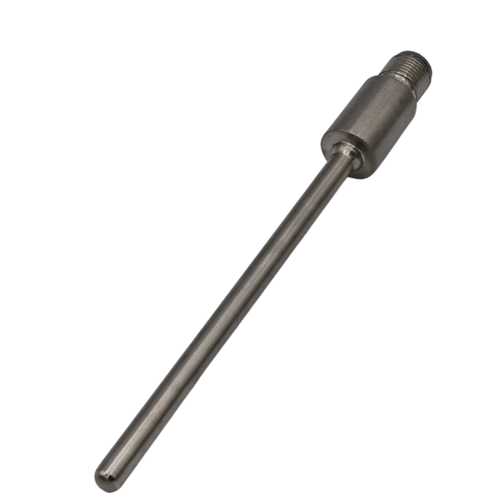 Capteur RTD Pt100 dautomatisation industrielle avec connecteur M12 - Type de raccordement de processus  barillet lisse avec diamtre de gaine de 6 mm
