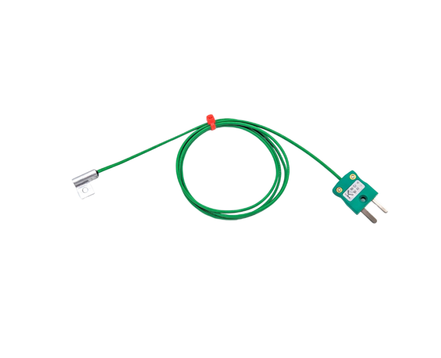 Capteur  thermocouple IEC de type K  montage en surface avec terminaison de prise Miniatuare 