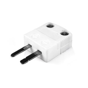 Prise de thermocouple céramique miniature haute température (650 ° C) IM-K-M-HTC Type K IEC