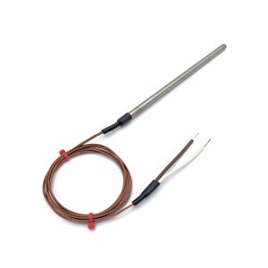 Thermocouples tubulaires fabriqus CEI avec joint  sertir et fil conducteur - Type T - Diamtre de la gaine de 4,5 mm - Longueur de la gaine de 100 mm