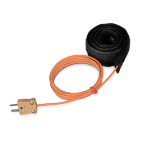 Thermocouple Velcro CEI, PFA avec prise miniature - Type T