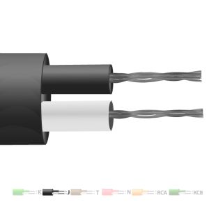 Cble / fil de thermocouple  paire plate isol en PVC de type J (IEC)