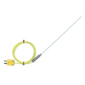 Thermocouple  isolation minrale avec joint de pot uni et fil ANSI isol PFA avec mini-fiche intgre - Type K - 1,0 mm x 250 mm