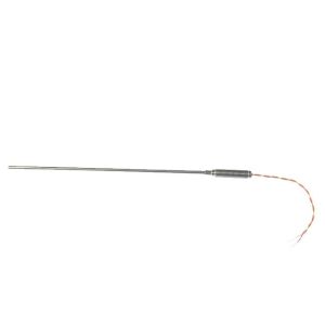 Thermocouple isol minral ANSI avec pot filet et 100 mm de plomb ANSI double torsad isol PFA - Type K - Gaine SS310 - 1,5 mm x 1000 mm