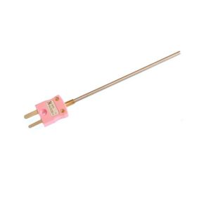 Thermocouple  isolation minrale CEI avec fiche miniature - Type N - 1,5 mm x 250 mm