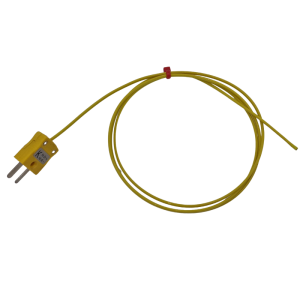 Thermocouple  fil hermtiquement scell ANSI - Type K avec terminaison de fiche miniature - 5M