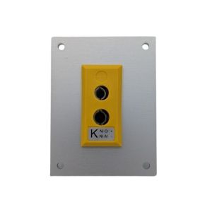 Thermocouple Connector Aluminium Panel with Type K ANSI Standard Sockets