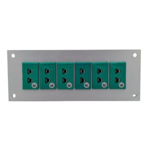 Connecteur de thermocouple Panneau en aluminium avec prises miniatures IEC de type K