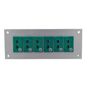 Thermocouple Connector Aluminium Panel with Type K IEC Miniature Sockets