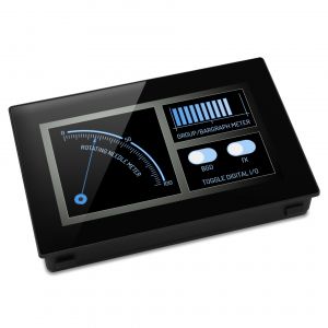 Lascar PanelPilot SGD 43-A - 4.3" Display with Analogue, Digital, PWM and Serial Interfaces