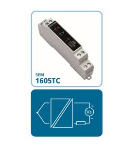 Status SEM1605/TC - Transmetteur de temprature  thermocouple PC programmable avec calibrage par bouton-poussoir
