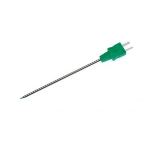 Sonde thermocouple  pointe daiguille CEI avec prise miniature moule - Type K - 80mm