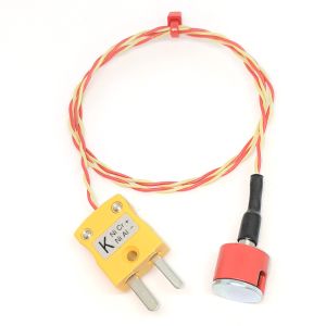 ANSI Type K 0.7kg Pull Button Magnet Thermocouple, PFA isol avec prise miniature