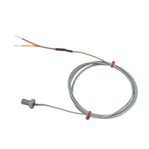 Thermocouple ANSI Bolt, acier inoxydable en fibre de verre sur cble tress - Type K