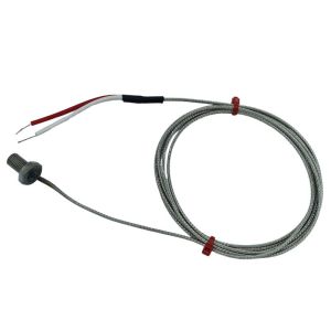 Thermocouple  boulons JIS, acier inoxydable en fibre de verre sur cble tress - Type K