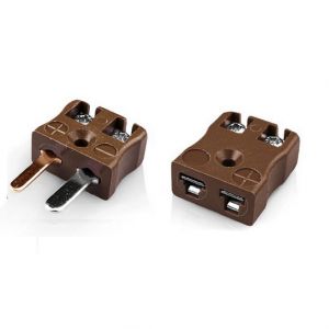Miniature Quick Wire Connecteur Thermocouple Plug & Socket IM-T-MQ + FQ Type T IEC