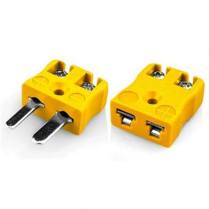 Miniature Quick Wire Thermocouple Connecteur Plug & Socket AM-K-MQ + FQ Type K ANSI