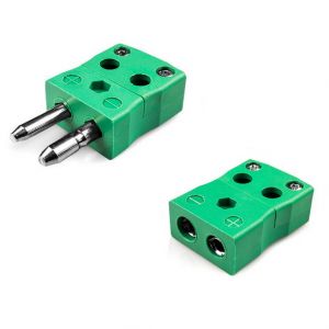 Plug de connecteur de thermocouple de fil rapide standard - Socket IS-K-MQ-FQ Type K IEC