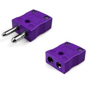 Plug de connecteur Thermocouple standard - Socket AS-E-M-F Type E ANSI