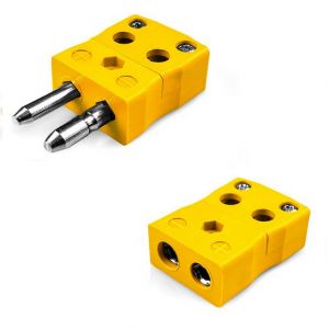 Plug de connecteur de thermocouple de fil rapide standard - Socket AS-K-MQ-FQ Type K ANSI