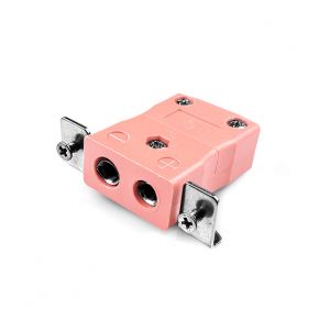 Standard Panel Mount Thermocouple Connector avec Stainless Steel Bracket IS-N-SSPF Type N IEC