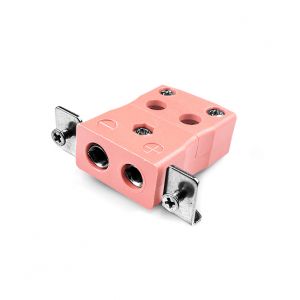 Standard Quick Wire Panel Mount Thermocouple Connector avec Stainless Steel Bracket IS-N-SSPFQ Type N IEC