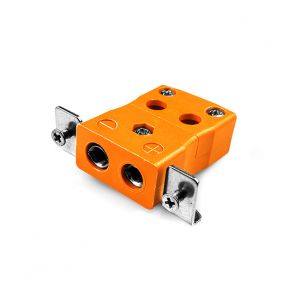 Standard Quick Wire Panel Mount Thermocouple Connector avec Stainless Steel Bracket IS-R/S-SSPFQ Type R/S IEC