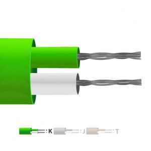 Type K PTFE Isolé Paire Plate Thermocouple Câble / Fil (IEC)